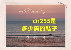 cn255是多少码的鞋子