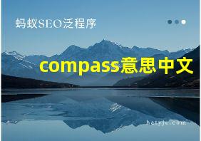 compass意思中文