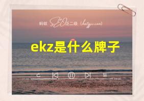 ekz是什么牌子