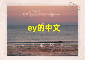 ey的中文