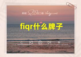 fiqr什么牌子