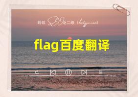 flag百度翻译