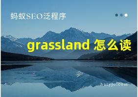 grassland 怎么读