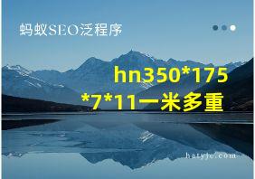 hn350*175*7*11一米多重