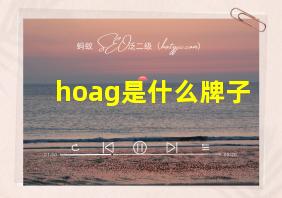 hoag是什么牌子