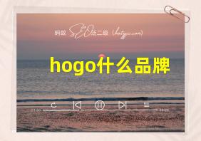 hogo什么品牌