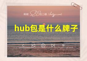 hub包是什么牌子