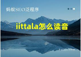 iittala怎么读音