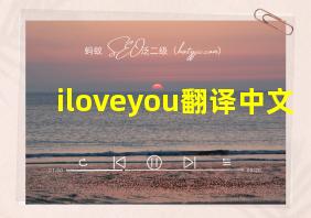 iloveyou翻译中文