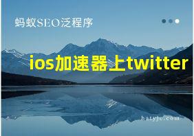 ios加速器上twitter