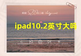 ipad10.2英寸大吗