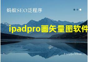 ipadpro画矢量图软件