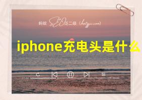 iphone充电头是什么