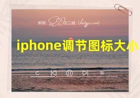 iphone调节图标大小