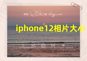 iphone12相片大小