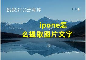 ipone怎么提取图片文字