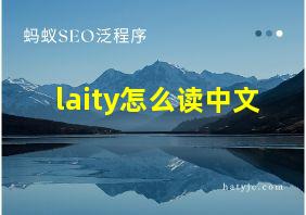 laity怎么读中文