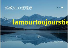 lamourtoujourstiesto