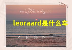 leoraard是什么车