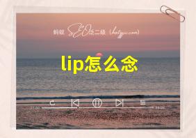 lip怎么念