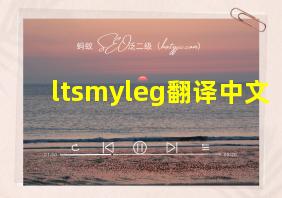 ltsmyleg翻译中文