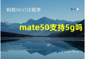 mate50支持5g吗