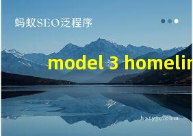 model 3 homelink