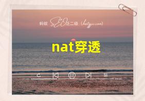 nat穿透