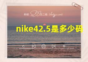 nike42.5是多少码