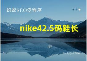 nike42.5码鞋长