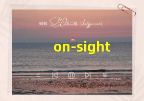 on-sight