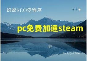 pc免费加速steam