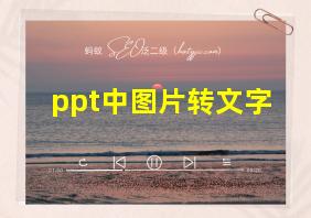 ppt中图片转文字