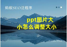 ppt图片大小怎么调整大小