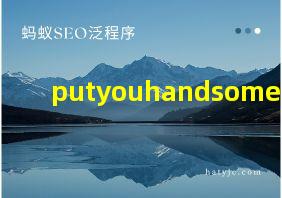 putyouhandsome翻译