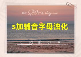 s加辅音字母浊化