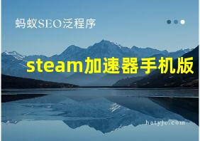 steam加速器手机版