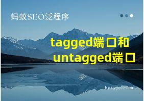 tagged端口和untagged端口