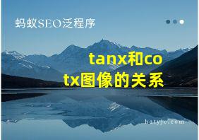 tanx和cotx图像的关系