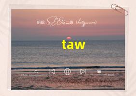 taw&toe官网