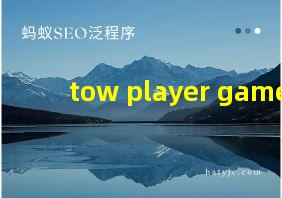 tow player games