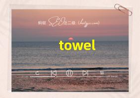 towel