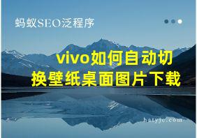 vivo如何自动切换壁纸桌面图片下载