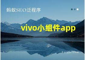 vivo小组件app