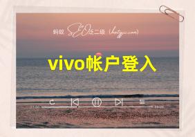 vivo帐户登入