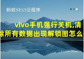 vivo手机强行关机,清除所有数据出现解锁图怎么办