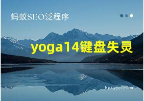 yoga14键盘失灵